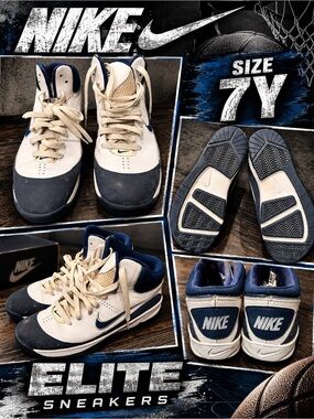 💨 Nike Elite Sneakers – Size 7Y 🔥